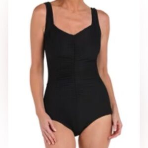 Le Cove Black One-Piece Women's Swimsuit size 10